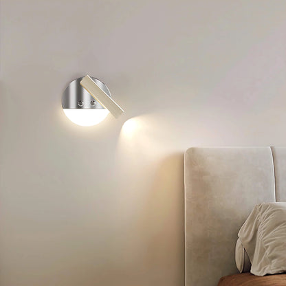 Wall Mounted Bedside Lamp Metal Adjustable Reading Light