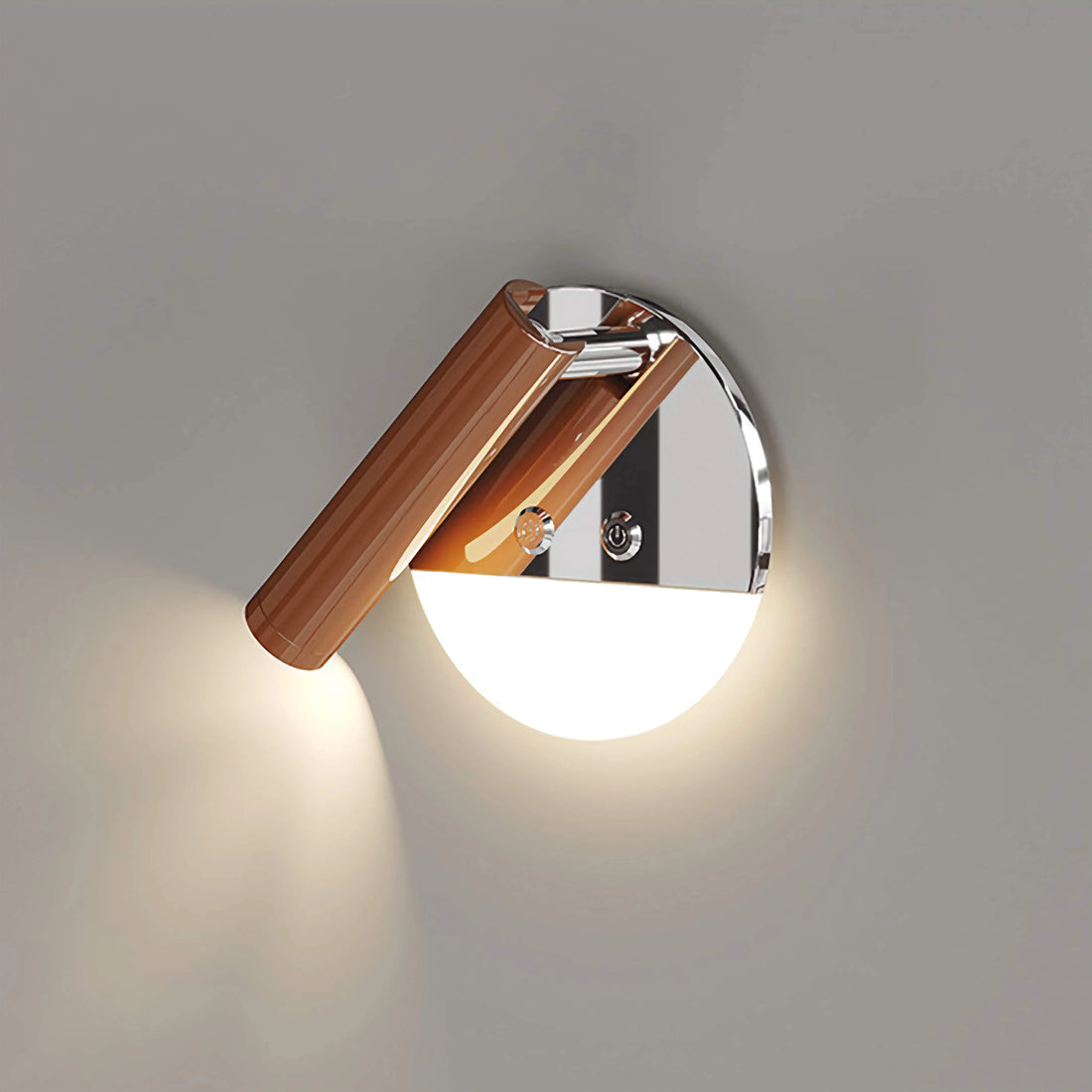 Wall Mounted Bedside Lamp Metal Adjustable Reading Light
