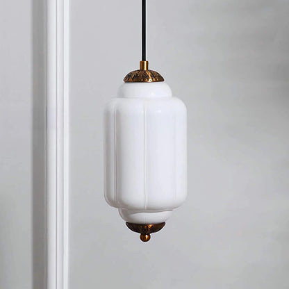 Antique Eloise Glass Pendant Light Vintage Hanging Lamp