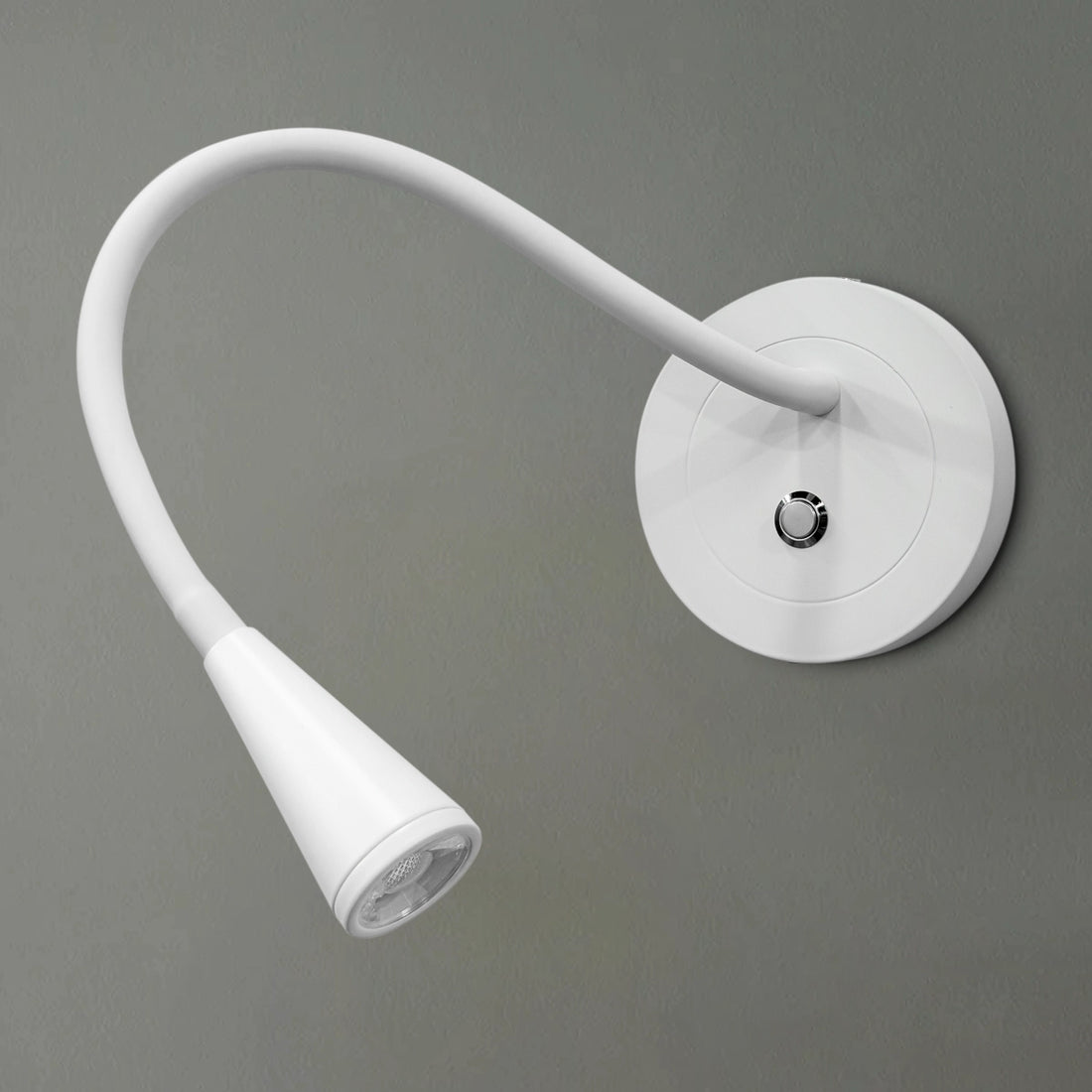 Modern Flexible Wall-Mounted Reading Light Gooseneck Sconce